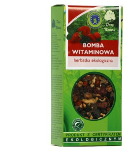 HERBATKA BOMBA WITAMINOWA herbatka BIO 100g DARY NATURY