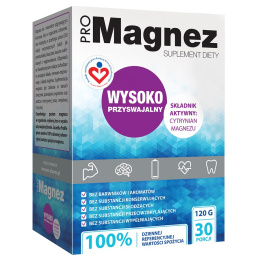 ProMagnez, 30 saszetek, 120 g, Cytrynian Magnezu, 100% RWS DR GAJA