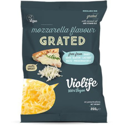Ser wegański tarty typu mozzarella bezglutenowy 200g VIOLIFE