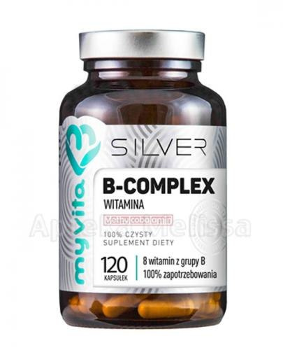 Witamina B-Complex SILVER 100% - 120 wegekaps. MYVITA