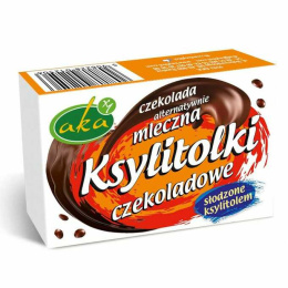 Ksylitolki z czekolady alternatywnie mlecznej bez cukru 33g AKA