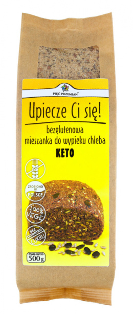 Mieszanka chleba bezglutenowego keto 500 g