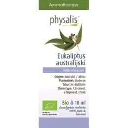 OLEJEK ETERYCZNY EUKALIPTUS AUSTRALIJSKI (EUCALYPTUS RADIATA) BIO 10 ml PHYSALIS