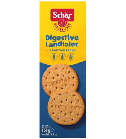 Digestive Landtaler- ciastka bezglutenowe 150 g SCHAR