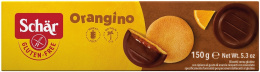 Orangino- biszkopty w czekoladzie z galaretką bezglutenowe 150 g SCHAR