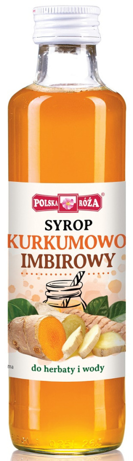 SYROP KURKUMOWO - IMBIROWY 250 ml - POLSKA RÓŻA