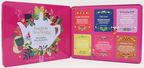 ZESTAW HERBAT I HERBATEK CODZIENNYCH BIO W PUSZCE (THE ULTIMATE – 6 SMAKÓW) (36 x 1,96 g) 70,5 g - ENGLISH TEA SHOP ORGANIC ZESTAW HERBAT I HERBATEK CODZIENNYCH BIO W PUSZCE (THE ULTIMATE – 6 SMAKÓW) (36 x 1,96 g) 70,5 g - ENGLISH TEA SHOP ORGANIC
