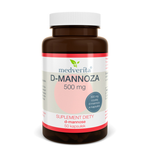 D-mannoza 500mg - 50 kapsułek MEDVERITA