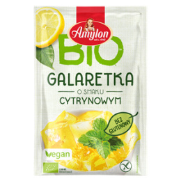 GALARETKA O SMAKU CYTRYNOWYM BEZGLUTENOWA BIO 40 g AMYLON