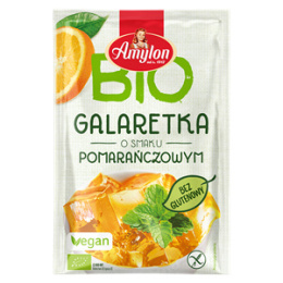 GALARETKA O SMAKU POMARAŃCZOWYM BEZGLUTENOWA BIO 40 g AMYLON