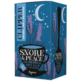 HERBATKA Z MELISĄ I LAWENDĄ (SNORE & PEACE) BIO (20 x 1,5 g) 30 g - CLIPPER