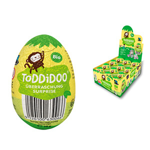 JAJKO NIESPODZIANKA CZEKOLADOWE FAIR TRADE BEZGLUTENOWE BIO 20 g - TODDIDOO