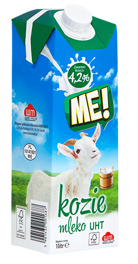 KOZIE MLEKO ME! UHT (4,2 % TŁUSZCZU) 1 L - WART-MILK