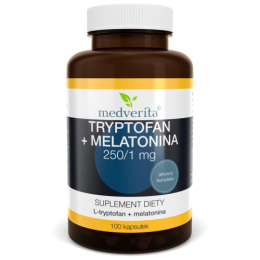 Medverita Tryptofan L-tryptofan 250 mg - 100 kapsułek