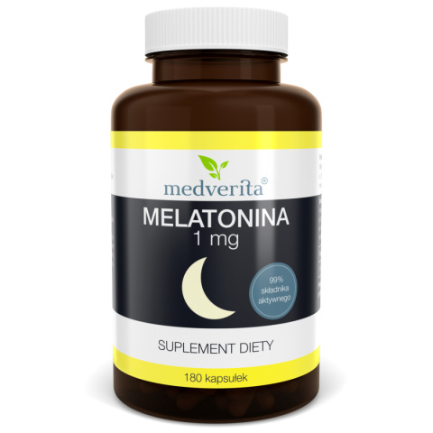 Melatonina 1 mg - 180 kapsułek MEDVERITA