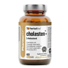 NA PRAWIDŁOWY POZIOM CHOLESTEROLU (CHOLESTEN+) BEZGLUTENOWE 60 KAP. - PHARMOVIT