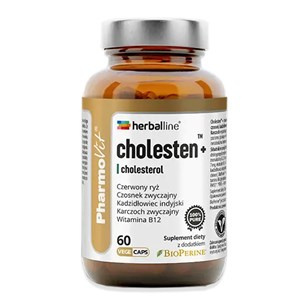 NA PRAWIDŁOWY POZIOM CHOLESTEROLU (CHOLESTEN+) BEZGLUTENOWE 60 KAP. - PHARMOVIT