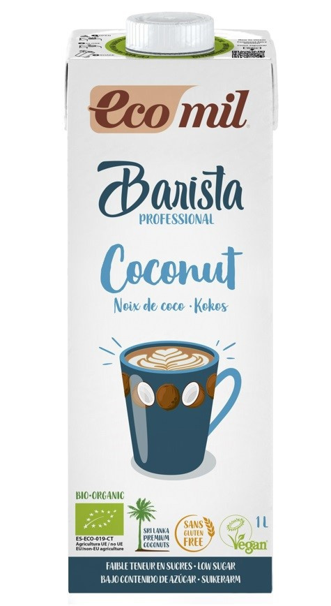 NAPÓJ KOKOSOWY BARISTA BIO BEZGLUTENOWY 1 L ECOMIL