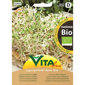 NASIONA LUCERNY BIO NA KIEŁKI 20 g - VITA LINE