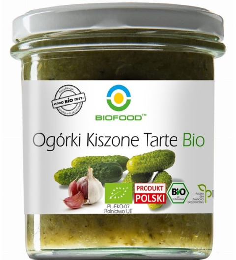 Ogórki Kiszone Tarte BIO 280 g BIOFOOD