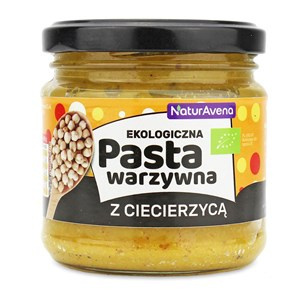 PASTA WARZYWNA Z CIECIERZYCĄ BIO 185 g - NATURAVENA