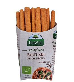 Pałeczki o smaku pizzy BEZGLUTENOWE BIO 60 g EKOWITAL