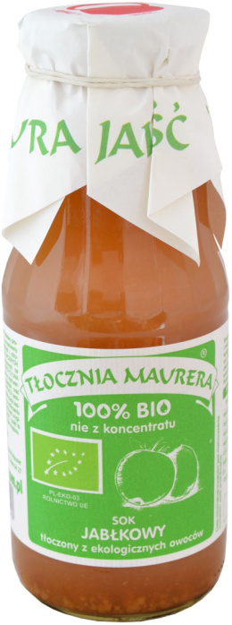 SOK JABŁKOWY NFC BEZ CUKRU BIO 300 ml - TŁOCZNIA MAURERA