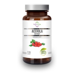 ACEROLA EKSTRAKT 120 WEGE KAPSUŁEK (600 mg) - SOUL FARM