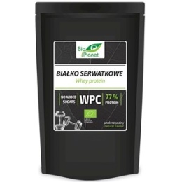 BIAŁKO SERWATKOWE NATURALNE (WPC 77) BIO 150 g - BIO PLANET