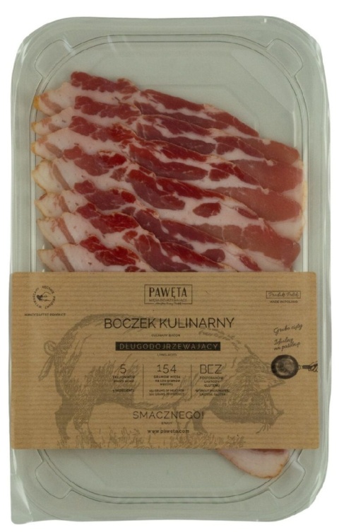 BOCZEK WIEPRZOWY DOJRZEWAJĄCY PLASTRY BEZGLUTENOWY 65 g - PAWĘTA