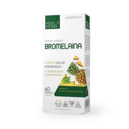 BROMELAINA Z ANANASA 270 MG 60 KAPSUŁEK MEDICA HERBS