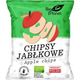 CHIPSY JABŁKOWE BEZGLUTENOWE BIO 100 g BIO PLANET