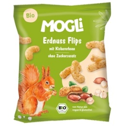 CHRUPKI O SMAKU ORZESZKÓW ZIEMNYCH BIO 30 g - MOGLI