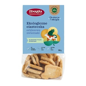 CIASTKA ORKISZOWE ZWIERZAKI BIO 100 g - ZEMANKA