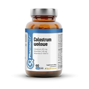 COLOSTRUM WOŁOWE BEZGLUTENOWE 60 KAPSUŁEK - PHARMOVIT