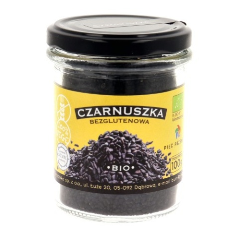 CZARNUSZKA BIO BEZGLUTENOWA 100G PIĘĆ PRZEMIAN