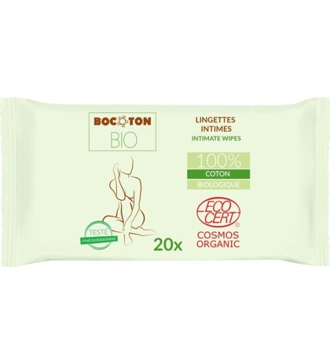 Chusteczki do higieny intymnej 20szt BIO BOCOTON