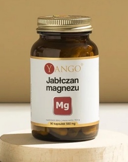 Jabłczan magnezu 560MG 90 kaps. YANGO