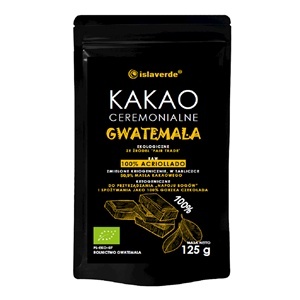 KAKAO CEREMONIALNE BIO 125 g - ISLAVERDE (SEGURA)