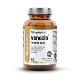 KAPSUŁKI NA KRĄŻENIE ŻYLNE (VENOZIN) BEZGLUTENOWE 60 WEGEKAPS (29,49 g) PHARMOVIT