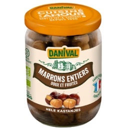 KASZTANY JADALNE CAŁE GOTOWANE BIO 320 g DANIVAL
