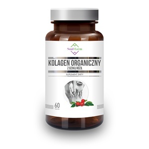KOLAGEN MORSKI Z DZIKĄ RÓŻĄ 400mg 60 WEGE KAPSUŁEK SOUL FARM