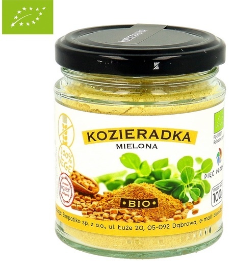 KOZIERADKA MIELONA BEZGLUTENOWA BIO 100 g - PIĘĆ PRZEMIAN