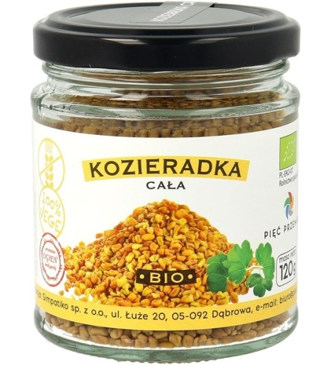 KOZIERADKA ZIARNO BEZGLUTENOWA BIO 120 g - PIĘĆ PRZEMIAN