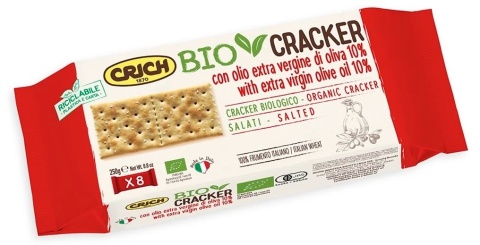 Krakersy z oliwą z oliwek BIO 250 g CRICH