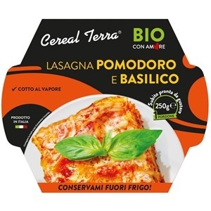 LASAGNE Z POMIDORAMI I BAZYLIĄ BIO 250 g - CEREAL TERRA