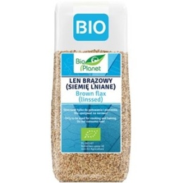 LEN BRĄZOWY (SIEMIĘ LNIANE) BIO 200 g - BIO PLANET
