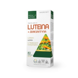 Luteina + Zeaksantyna 100MG 80 KAPSUŁEK MEDICA HERBS