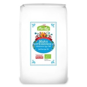 MĄKA ORKISZOWA CHLEBOWA TYP 700 BIO (POLSKA) 1 kg - BIO RAJ