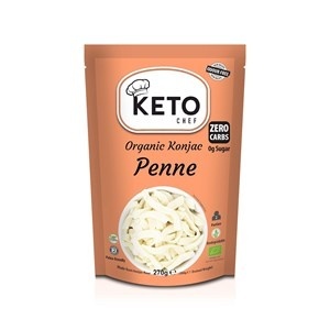 MAKARON (KONJAC) PENNE BEZGLUTENOWY BIO 270 g (200 g) - KETO CHEF